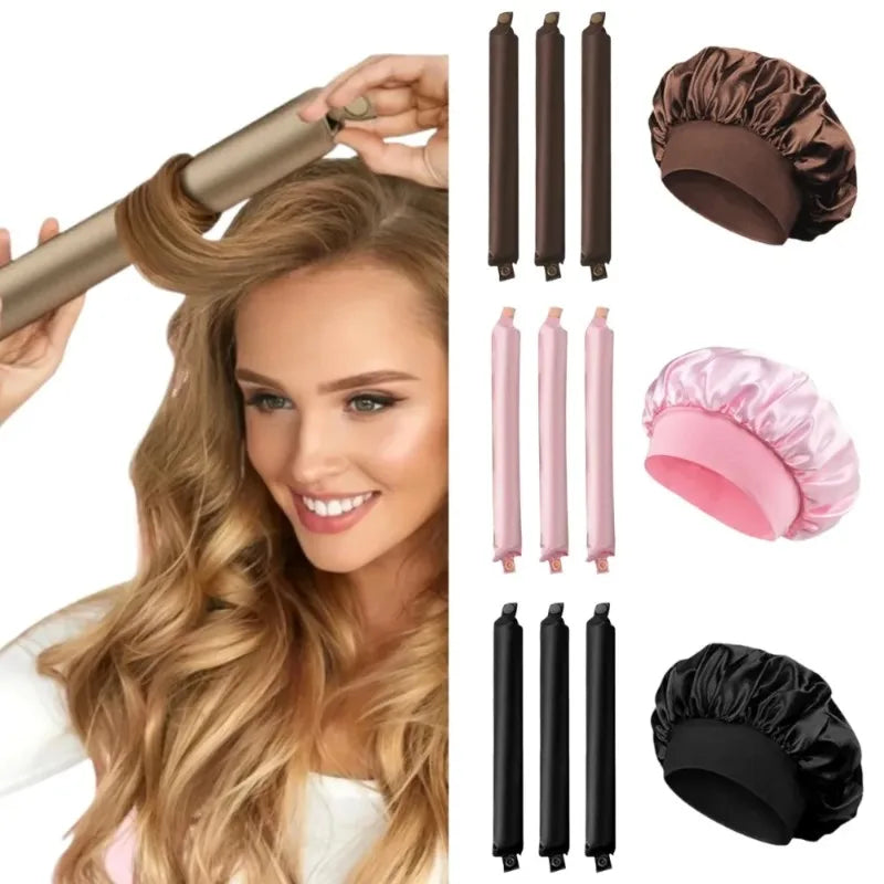 Heatless Satin Hair Curler