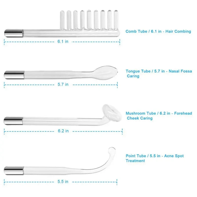 Novara High Frequency Wand - 4 glass electrodes included