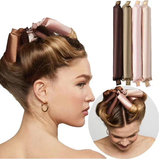 Heatless Satin Hair Curler